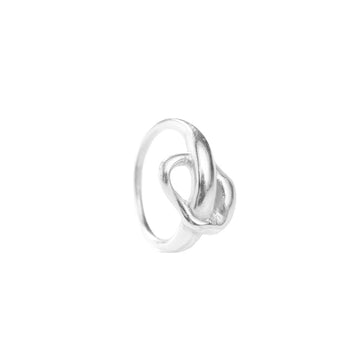 hana kim recycled silver Mesh Ring 