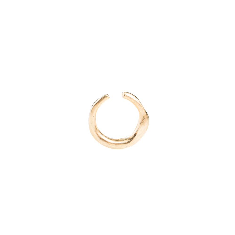 hana kim recycled silver Small Earcuff gold plated