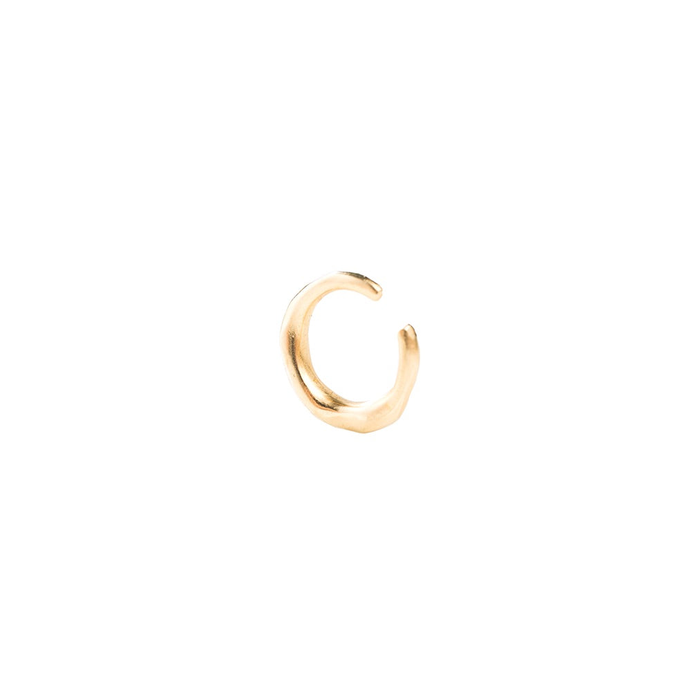 hana kim recycled silver Small Earcuff gold plated